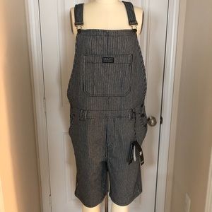 Wildfang x Publish striped shirt overall